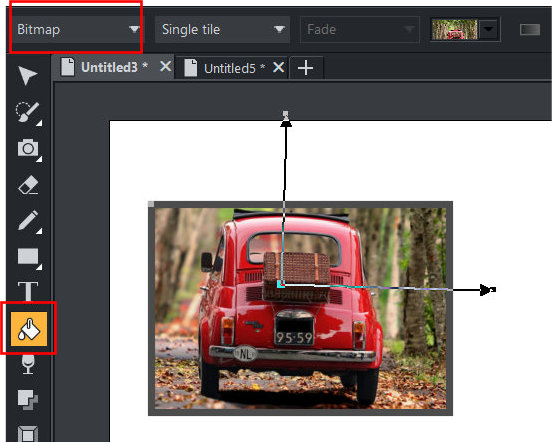 Add Bitmap How do I apply a Bitmap Fill to a shape?